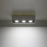 Plafondlamp MONO 3 wit