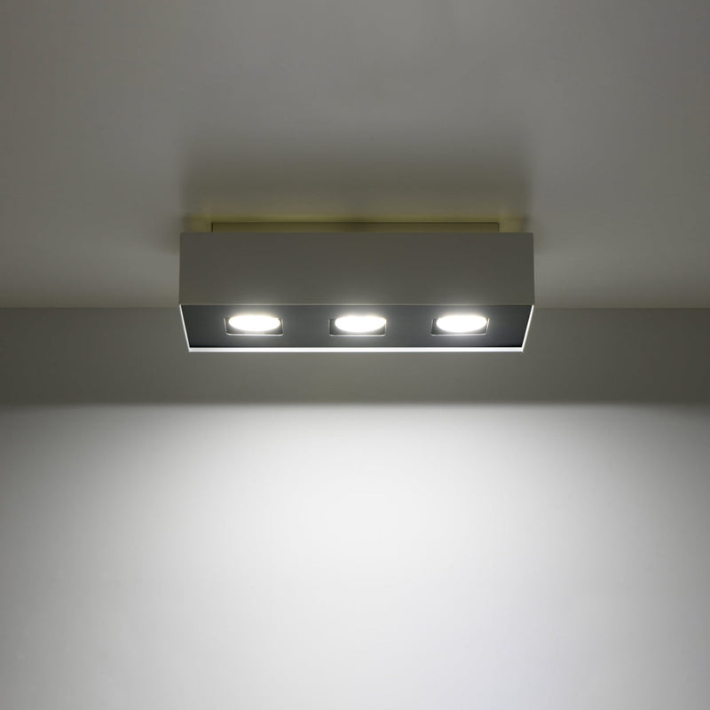 Plafondlamp MONO 3 wit