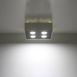Plafondlamp MONO 4 wit