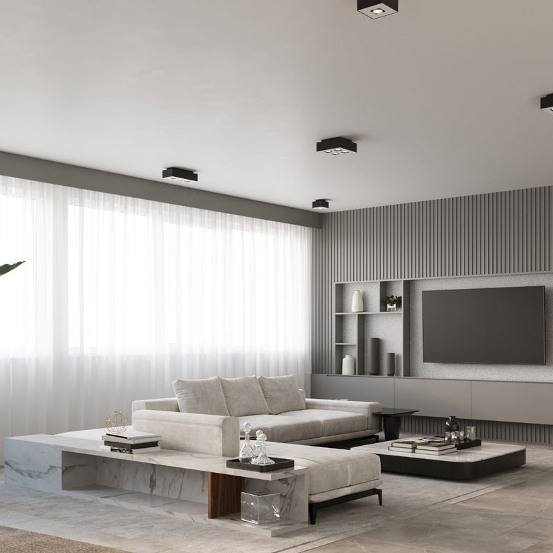 Plafondlamp MONO 1 zwart