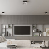 Plafondlamp MONO 3 zwart
