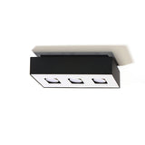 Plafondlamp MONO 3 zwart