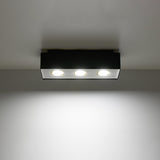 Plafondlamp MONO 3 zwart