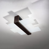 Plafondlamp FENIKS 2 wengé