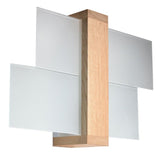 Wandlamp FENIKS 1 natuurlijk hout
