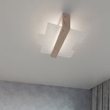 Wandlamp FENIKS 1 natuurlijk hout
