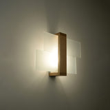 Wandlamp FENIKS 1 natuurlijk hout