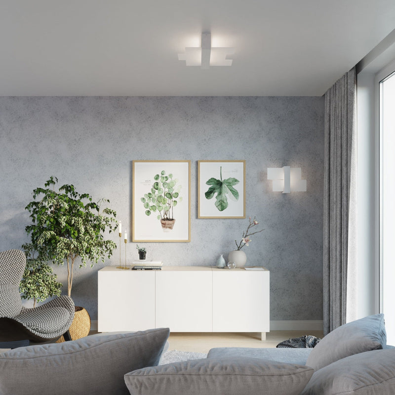 Wandlamp FENIKS 1 wit