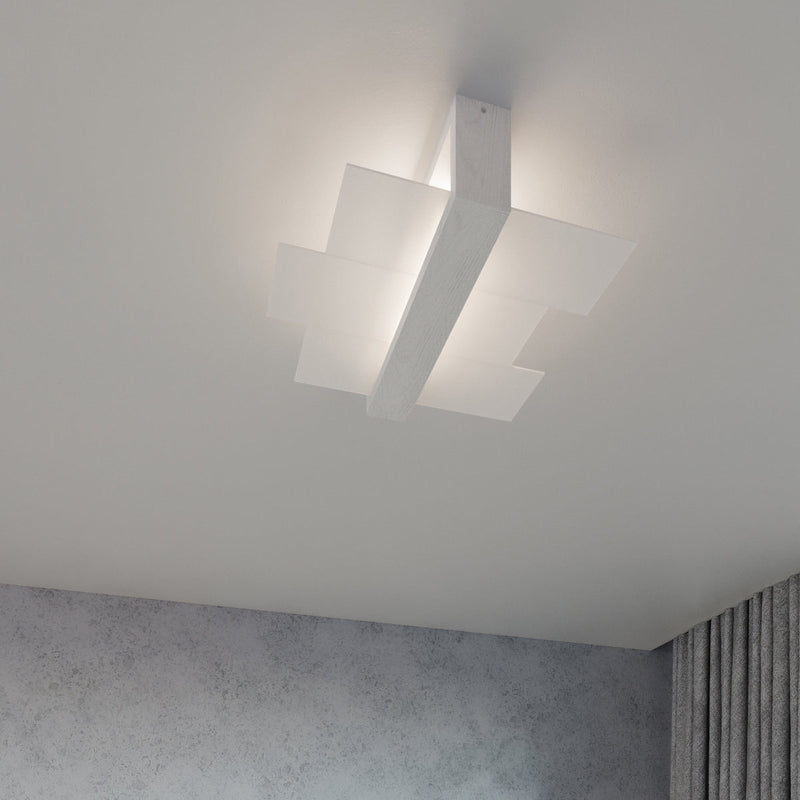 Wandlamp FENIKS 1 wit