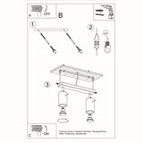 Plafondlamp RING 2 wit