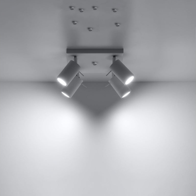 Plafondlamp RING 4 wit