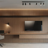 Wandlamp RING zwart