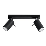 Plafondlamp RING 2 zwart