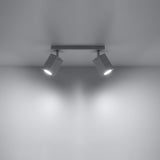 Plafondlamp MERIDA 2 wit
