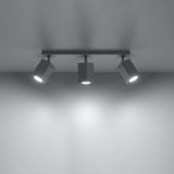 Plafondlamp MERIDA 3 wit