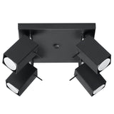 Plafondlamp MERIDA 4 zwart