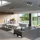Plafondlamp MERIDA 4 zwart