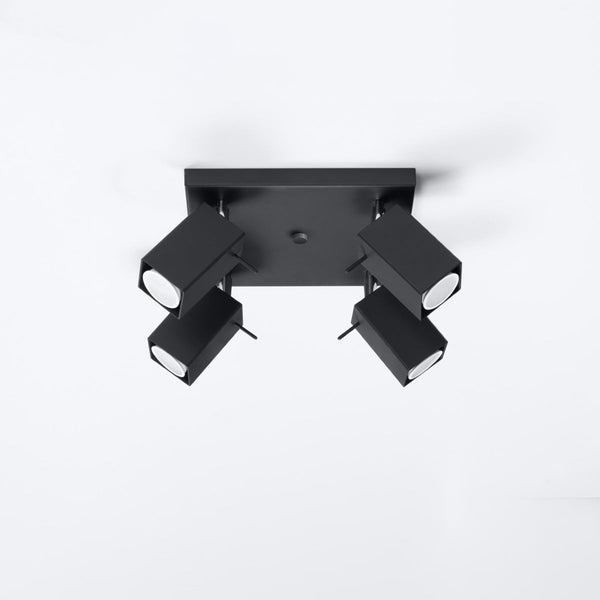 Plafondlamp MERIDA 4 zwart