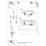 Plafondlamp HORUS wit
