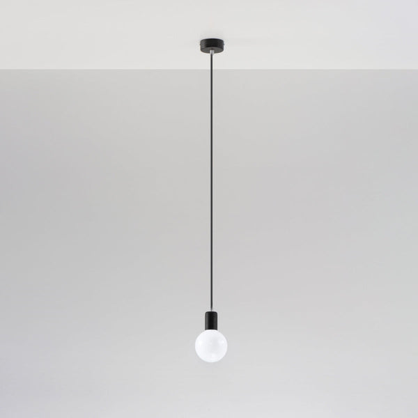 Hanglamp EDISON zwart