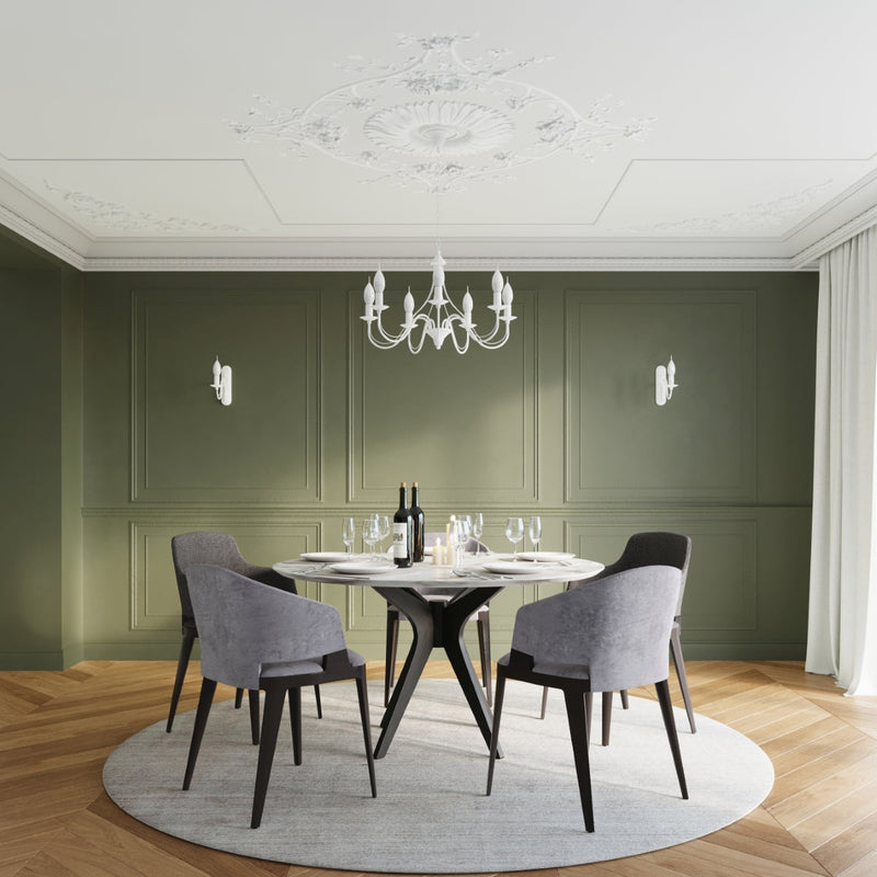 Witte kandelaar Kroonluchter MINERWA 3