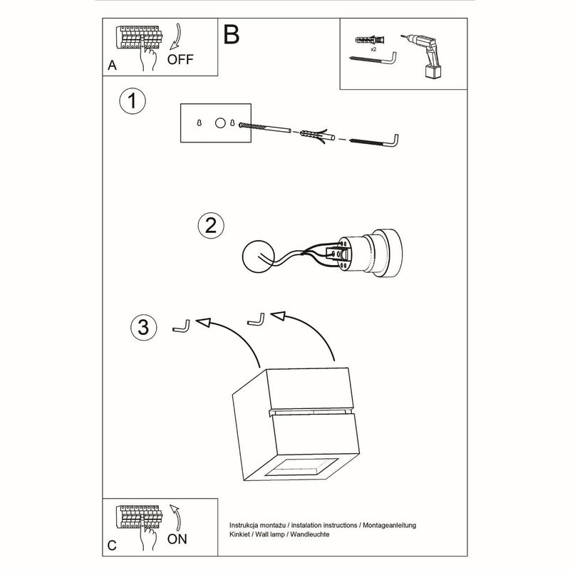 Wandlamp keramiek LEO LINE