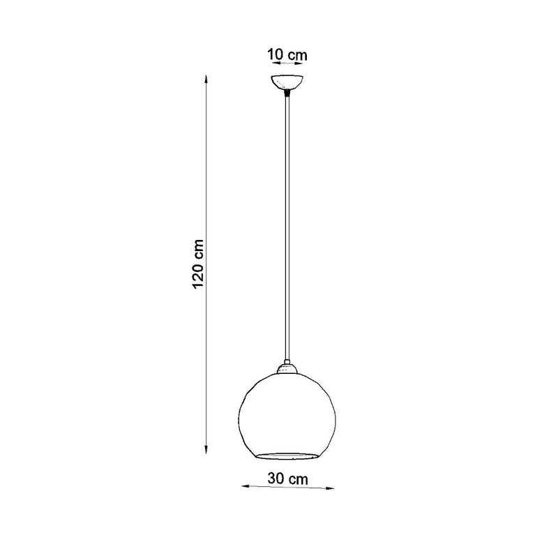 Hanglamp BALL champagne