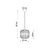Hanglamp CELTA wit