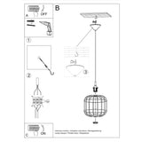 Hanglamp CELTA wit
