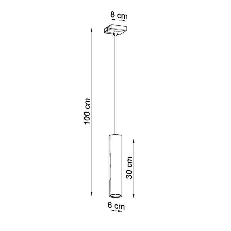 Hanglamp LAGOS 1 wit
