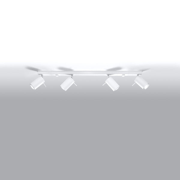 Plafondlamp RING 4L wit