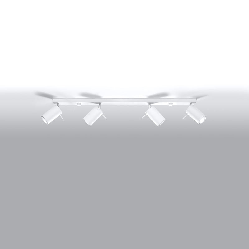 Plafondlamp RING 4L wit