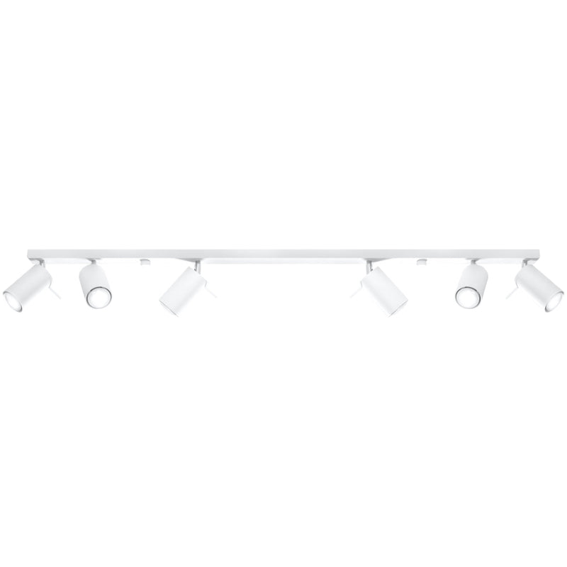 Plafondlamp RING 6L wit