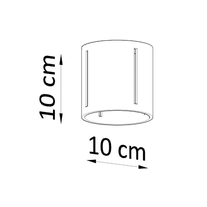 Plafondlamp INEZ grijs