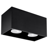Plafondlamp QUAD zwart