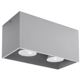 Plafondlamp QUAD grijs