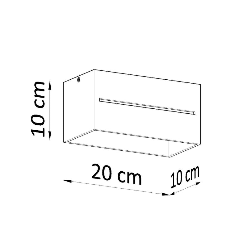 Plafondlamp LOBO 2 wit