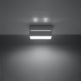 Plafondlamp LOBO 2 grijs