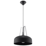 Hanglamp CASCO zwart/wit