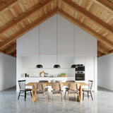 Hanglamp CASCO zwart/wit