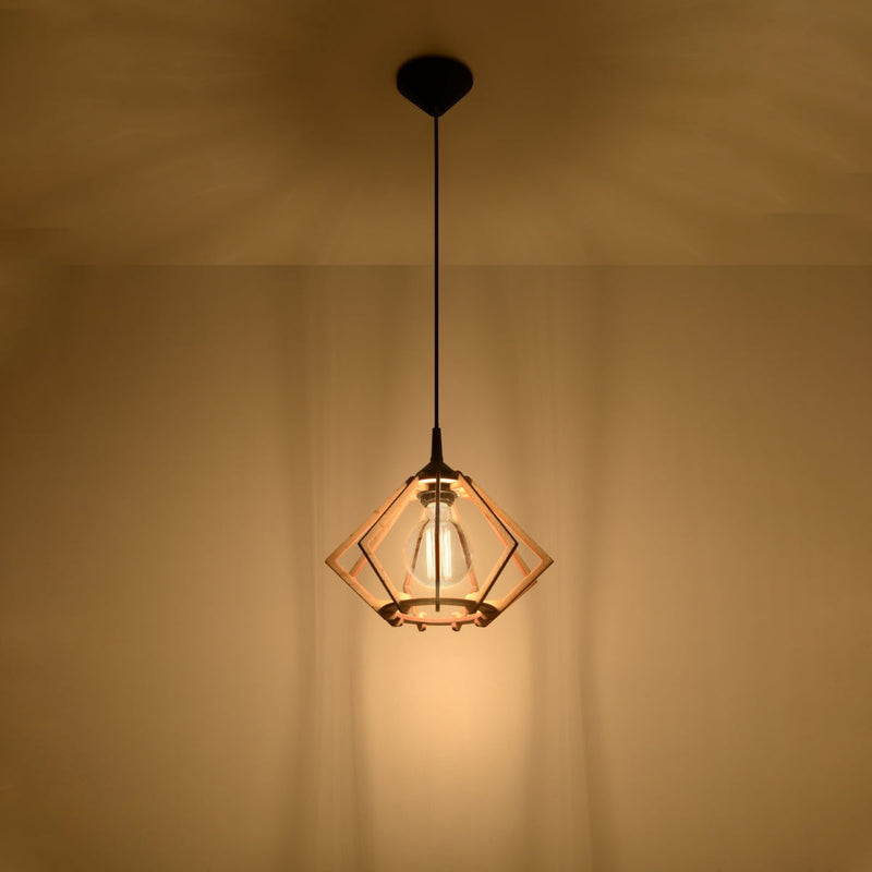 Hanglamp POMPELMO natuurlijk hout