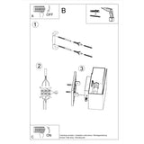 Wandlamp PIEGARE