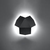 Wandlamp TRE zwart