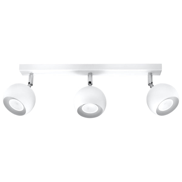 Plafondlamp OCULARE 3 wit