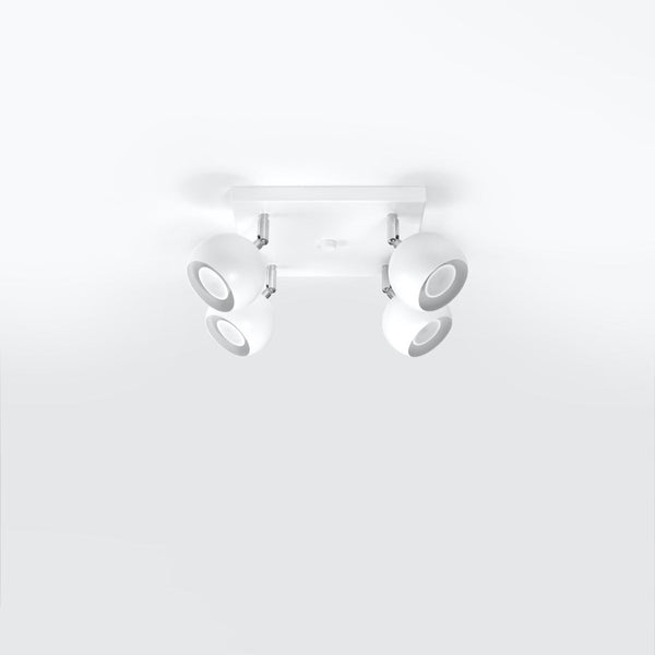 Plafondlamp OCULARE 4 wit