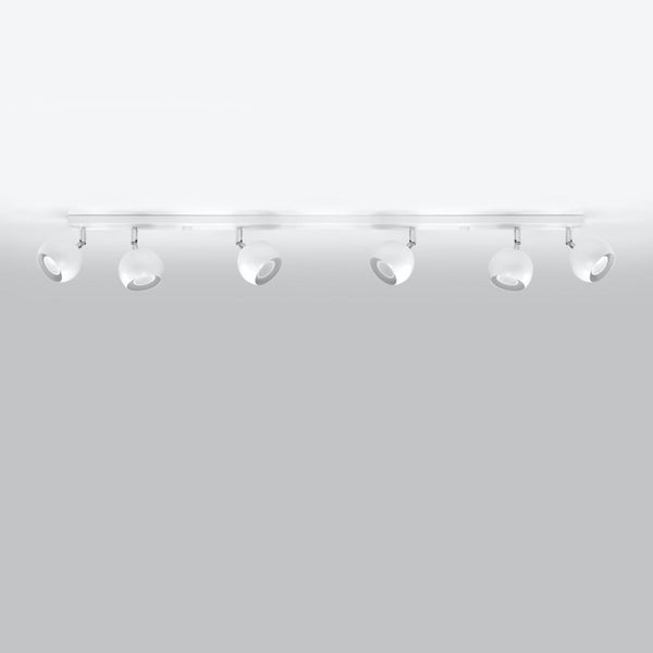 Plafondlamp OCULARE 6L wit