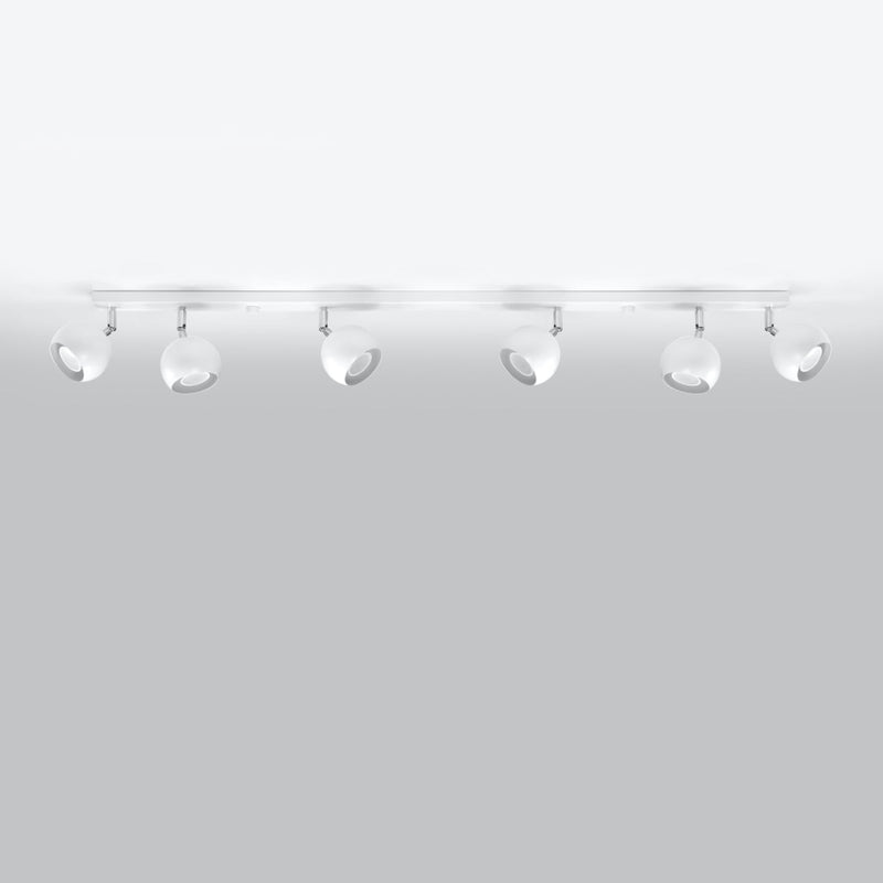 Plafondlamp OCULARE 6L wit