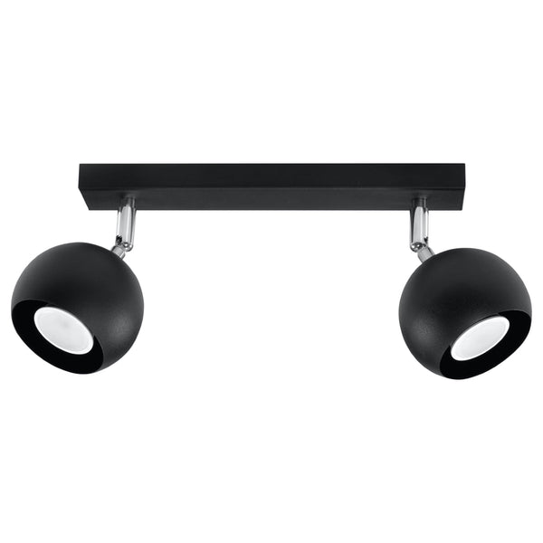 Plafondlamp OCULARE 2 zwart
