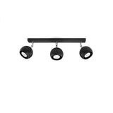 Plafondlamp OCULARE 3 zwart