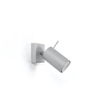 Wandlamp RING 1 grijs